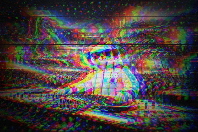 Miniature YouTube style Signal Perdu glitch