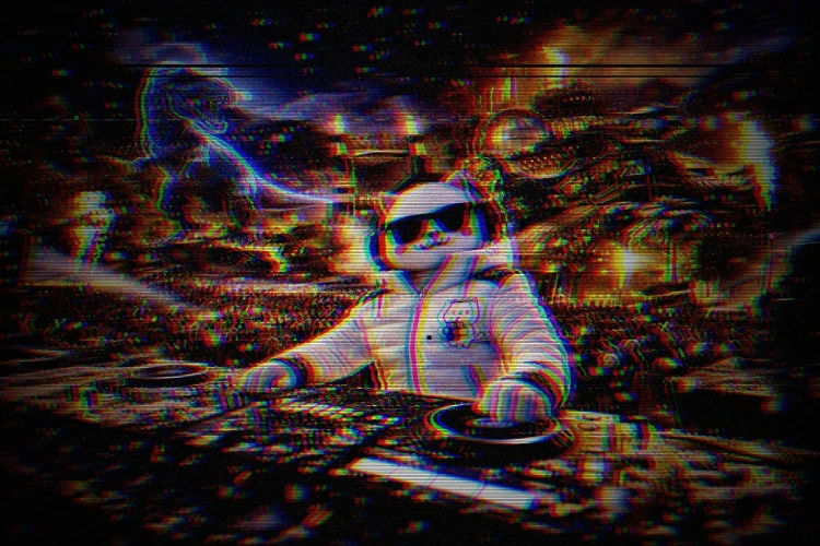 Miniature YouTube style VHS Nostalgie glitch